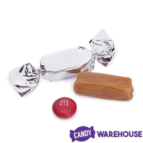 Foiled Caramel Candy - Silver: 180-Piece Bag 4 Foiled Caramel Candy - Silver: 180-Piece Bag - Image 2