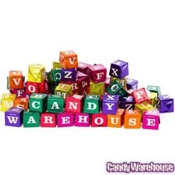 Foiled Chocolate And Hazelnut ABC Blocks Candy: 145-Piece Tub 9 Foiled Chocolate And Hazelnut ABC Blocks Candy: 145-Piece Tub -Candy Store foiled chocolate and hazelnut abc blocks candy 145 piece tub candy warehouse 4