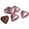 Foiled Milk Chocolate Hearts - Light Pink: 2LB Bag -Candy Store foiled milk chocolate hearts light pink 2lb bag candy warehouse 1
