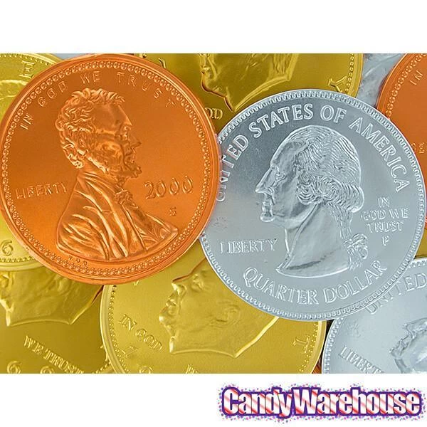 Fort Knox Foiled Milk Chocolate 4-Inch Medallions: 20-Piece Box 4 Fort Knox Foiled Milk Chocolate 4-Inch Medallions: 20-Piece Box - Image 2