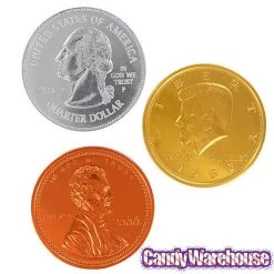 Fort Knox Foiled Milk Chocolate 4-Inch Medallions: 20-Piece Box 19 Fort Knox Foiled Milk Chocolate 4-Inch Medallions: 20-Piece Box -Candy Store fort knox foiled milk chocolate 4 inch medallions 20 piece box candy warehouse 9