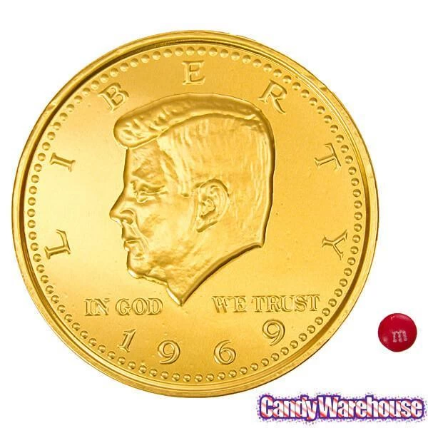 Fort Knox Gold Foiled Milk Chocolate 5-Inch Medallions: 12-Piece Box 7 Fort Knox Gold Foiled Milk Chocolate 5-Inch Medallions: 12-Piece Box - Image 5