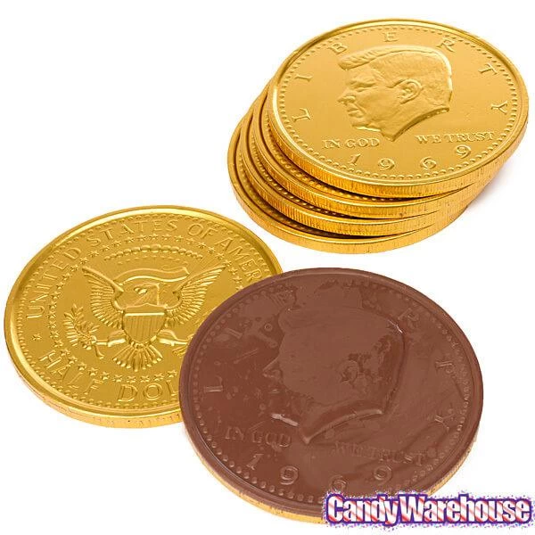 Fort Knox Gold Foiled Milk Chocolate 5-Inch Medallions: 12-Piece Box 8 Fort Knox Gold Foiled Milk Chocolate 5-Inch Medallions: 12-Piece Box - Image 6