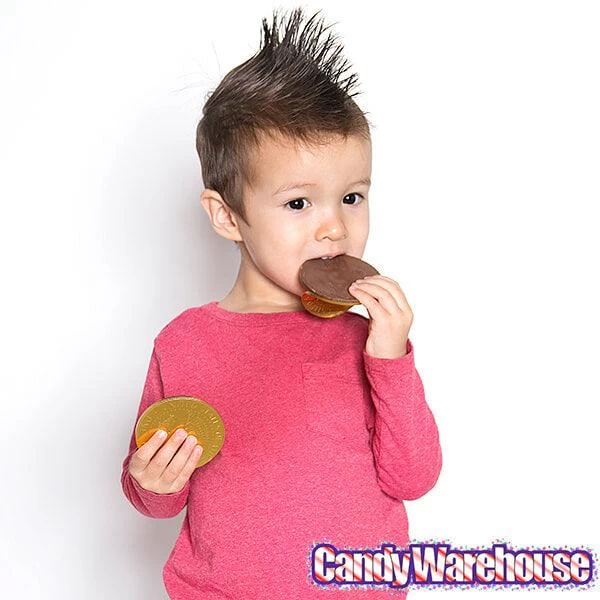 Fort Knox Gold Foiled Milk Chocolate US Dollar Medallions: 30-Piece Box 5 Fort Knox Gold Foiled Milk Chocolate US Dollar Medallions: 30-Piece Box - Image 3