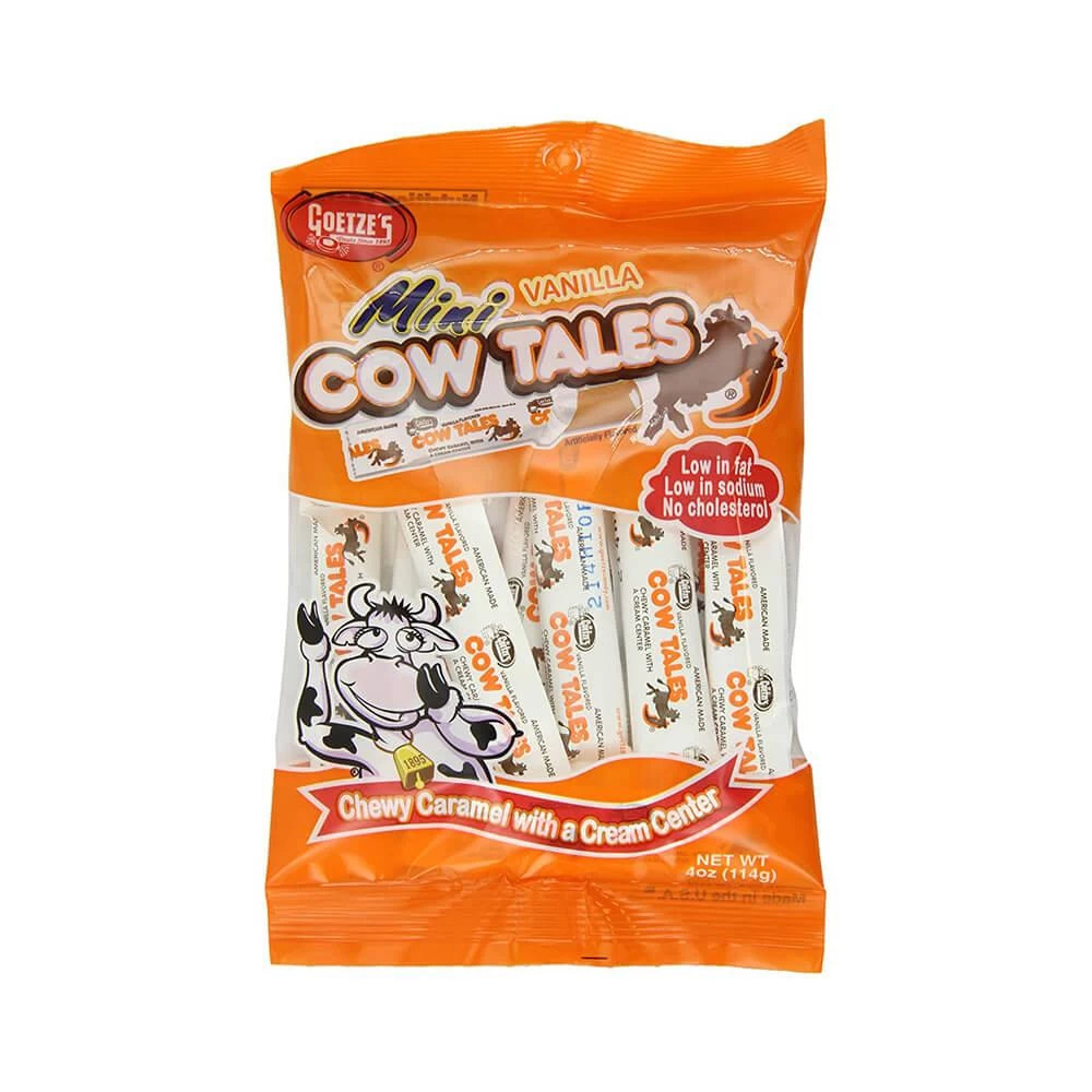 Goetze's Mini Cow Tales Caramel Cream Candy: 3LB Box 3 Goetze's Mini Cow Tales Caramel Cream Candy: 3LB Box