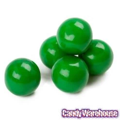 Green 1-Inch Gumballs: 2LB Bag -Candy Store green 1 inch gumballs 2lb bag candy warehouse 3