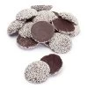 Guittard Semisweet Chocolate Wafers With White Nonpareils: 5LB Bag