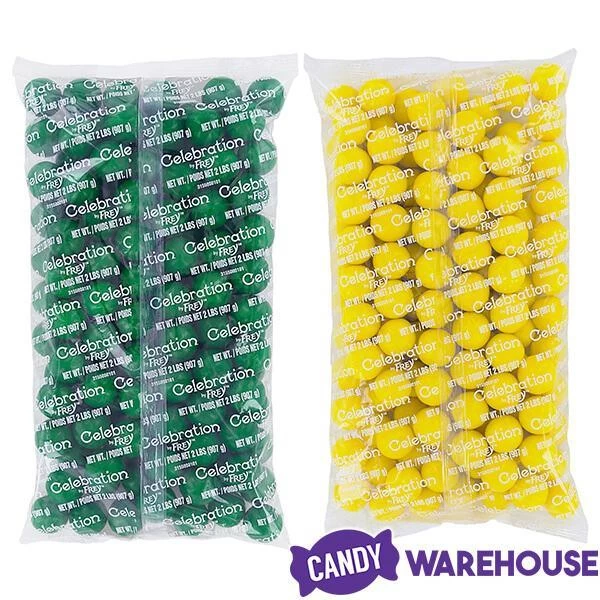 Gumballs Color Combo - Green And Yellow: 4LB Box 4 Gumballs Color Combo - Green And Yellow: 4LB Box - Image 2