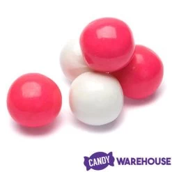 Gumballs Color Combo - Pink And White: 4LB Box -Candy Store gumballs color combo pink and white 4lb box candy warehouse 3