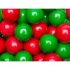 Gumballs Color Combo - Red And Green: 4LB Box -Candy Store gumballs color combo red and green 4lb box candy warehouse 1