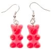 Gummy Bear Earrings - Red -Candy Store gummy bear earrings red candy warehouse 1