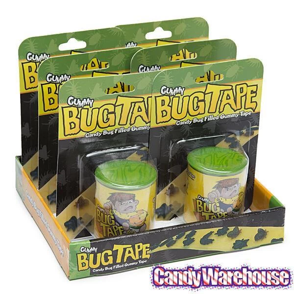 Gummy Bug Tape Candy Packs: 6-Piece Box 6 Gummy Bug Tape Candy Packs: 6-Piece Box - Image 4
