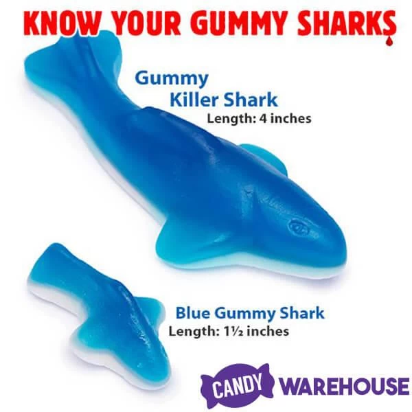 Gummy Killer Sharks Candy: 3KG Bag 8 Gummy Killer Sharks Candy: 3KG Bag - Image 6