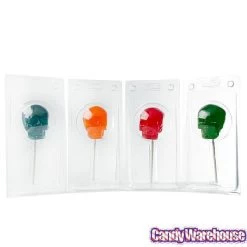 Gummy Skulls On A Stick Assortment: 4-Piece Box -Candy Store gummy skulls on a stick assortment 4 piece box candy warehouse 9