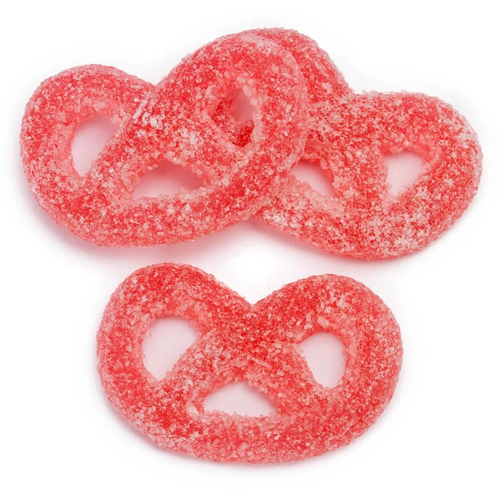 Gustaf's Red Raspberry Jelly Pretzels Candy: 1KG Bag 3 Gustaf's Red Raspberry Jelly Pretzels Candy: 1KG Bag