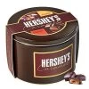 Hershey's Caramels - Milk And Dark Chocolate Caramel Candy: 2.5LB Gift Tin -Candy Store hershey s caramels milk and dark chocolate caramel candy 2 5lb gift tin candy warehouse 1
