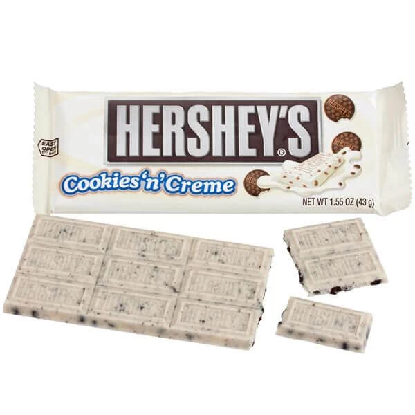 Hershey's Cookies N Cream Candy Bars: 36-Piece Box 3 Hershey's Cookies N Cream Candy Bars: 36-Piece Box