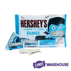Hershey's Cookies N Creme Fangs: 20-Piece Bag -Candy Store hershey s cookies n creme fangs 20 piece bag candy warehouse 2