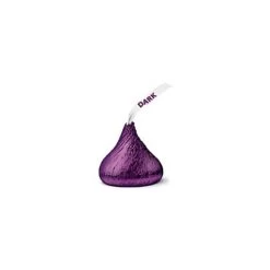 Hershey's Kisses Purple Foiled Dark Chocolate Candy: 1LB Bag -Candy Store hershey s kisses purple foiled dark chocolate candy 1lb bag candy warehouse 3
