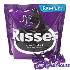 Hershey's Kisses Purple Foiled Dark Chocolate Candy: 1LB Bag -Candy Store hershey s kisses purple foiled dark chocolate candy 1lb bag candy warehouse 7