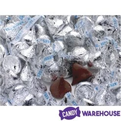 Hershey's Kisses Silver Foiled Milk Chocolate Candy: 56-Ounce Bag 12 Hershey's Kisses Silver Foiled Milk Chocolate Candy: 56-Ounce Bag -Candy Store hershey s kisses silver foiled milk chocolate candy 56 ounce bag candy warehouse 5