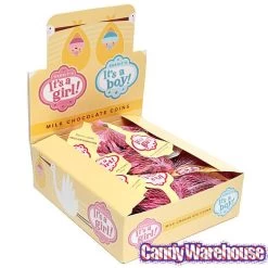 It's A Girl Foiled Chocolate Coins In Mesh Bags: 18-Piece Box -Candy Store it s a girl foiled chocolate coins in mesh bags 18 piece box candy warehouse 3