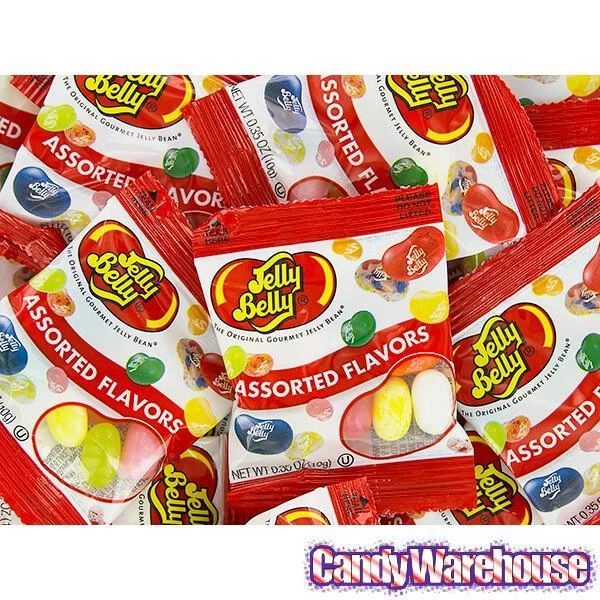Jelly Belly Assorted Flavors Jelly Beans Mini Packets: 80-Piece Box 4 Jelly Belly Assorted Flavors Jelly Beans Mini Packets: 80-Piece Box - Image 2