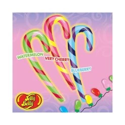 Jelly Belly Candy Canes - Very Cherry, Blueberry, & Watermelon: 12-Piece Box -Candy Store jelly belly candy canes very cherry blueberry and watermelon 12 piece box candy warehouse 2