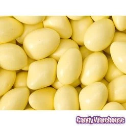 Jordan Almonds - Pastel Yellow: 5LB Bag -Candy Store jordan almonds pastel yellow 5lb bag candy warehouse 5