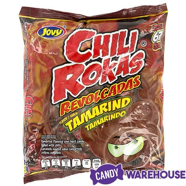 Jovy Chili Rokas Revolcadas Hard Candy - Tamarindo: 65-Piece Bag 4 Jovy Chili Rokas Revolcadas Hard Candy - Tamarindo: 65-Piece Bag - Image 2