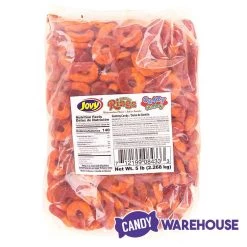 Jovy Crazy Gummy Rings Chamoy Candy - Watermelon: 5LB Bag -Candy Store jovy crazy gummy rings chamoy candy watermelon 5lb bag candy warehouse 4