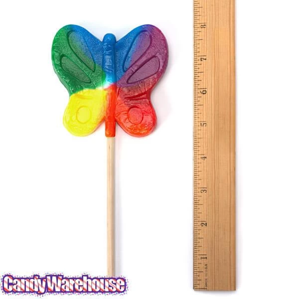 Jumbo 2.5-Ounce Butterfly Lollipops - Primary Colors: 16-Piece Box 5 Jumbo 2.5-Ounce Butterfly Lollipops - Primary Colors: 16-Piece Box - Image 3