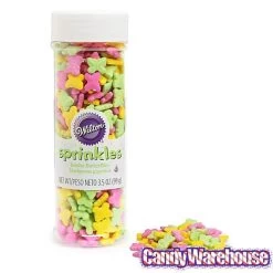 Wilton Jumbo Butterfly Sprinkles: 3.5-Ounce Bottle -Candy Store jumbo butterfly sprinkles 3 5 ounce bottle candy warehouse 3