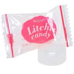 Kasugai Lychee Hard Candy: 24-Piece Bag
