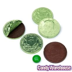 Kiwi Green Foiled Milk Chocolate Coins: 1LB Bag 9 Kiwi Green Foiled Milk Chocolate Coins: 1LB Bag -Candy Store kiwi green foiled milk chocolate coins 1lb bag candy warehouse 3