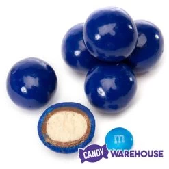 Koppers Milk Chocolate Covered Malt Balls - Navy Blue: 5LB Bag -Candy Store koppers milk chocolate covered malt balls navy blue 5lb bag candy warehouse 3