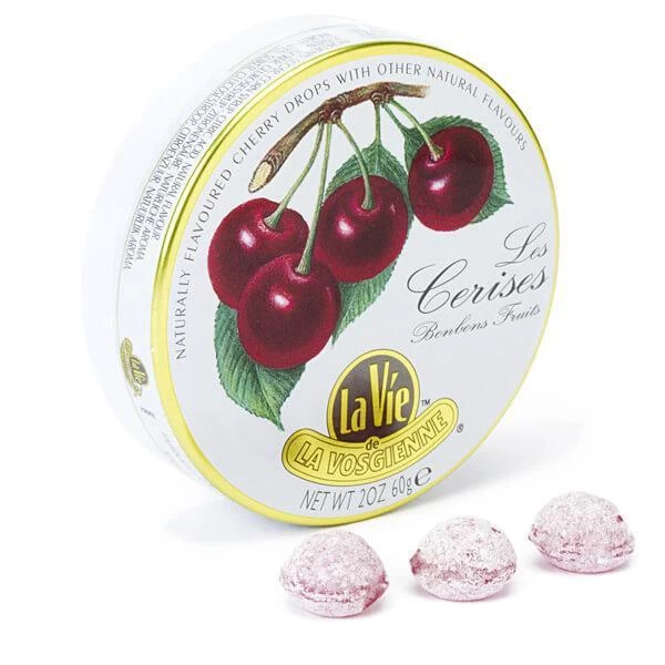 La Vie Candy Drops Tins - Cherry: 5-Piece Pack 3 La Vie Candy Drops Tins - Cherry: 5-Piece Pack