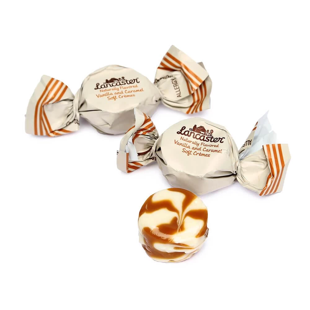 Lancaster Caramel And Vanilla Soft Cremes Candy: 8-Ounce Bag 3 Lancaster Caramel And Vanilla Soft Cremes Candy: 8-Ounce Bag