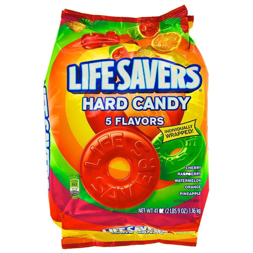 LifeSavers Hard Candy Singles - 5 Flavors: 50-Ounce Bag 3 LifeSavers Hard Candy Singles - 5 Flavors: 50-Ounce Bag