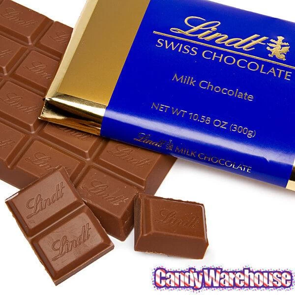 Lindt 10.5-Ounce Chocolate Gold Bars - Swiss Milk: 10-Piece Case 4 Lindt 10.5-Ounce Chocolate Gold Bars - Swiss Milk: 10-Piece Case - Image 2
