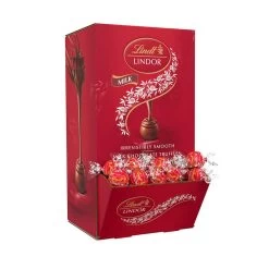 Lindt Chocolate Lindor Truffles - Milk Chocolate: 120-Piece Box -Candy Store lindt chocolate lindor truffles milk chocolate 120 piece box candy warehouse 3