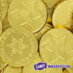 Madelaine Chanukah Gelt Gold Foiled Milk Chocolate Coins In Mesh Bags: 24-Piece Tub -Candy Store madelaine chanukah gelt gold foiled milk chocolate coins in mesh bags 24 piece tub candy warehouse 3