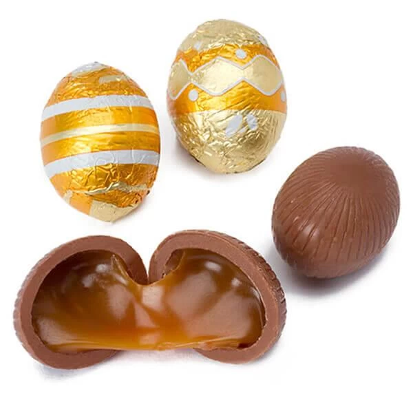 Madelaine Foiled Caramel Filled Milk Chocolate Easter Eggs: 5LB Bag 3 Madelaine Foiled Caramel Filled Milk Chocolate Easter Eggs: 5LB Bag