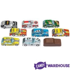 Madelaine Foiled Milk Chocolate Mini Cars: 100-Piece Display 10 Madelaine Foiled Milk Chocolate Mini Cars: 100-Piece Display -Candy Store madelaine foiled milk chocolate mini cars 100 piece display candy warehouse 3