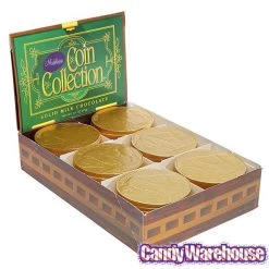 Madelaine Gold Foiled Buffalo Giant Milk Chocolate Coins: 60-Piece Box -Candy Store madelaine gold foiled buffalo giant milk chocolate coins 60 piece box candy warehouse 3