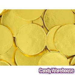 Madelaine Gold Foiled Milk Chocolate Coins - Blank: 5LB Bag -Candy Store madelaine gold foiled milk chocolate coins blank 5lb bag candy warehouse 3