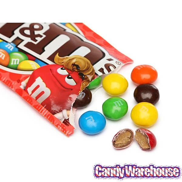 M&M's Candy Packs - Peanut Butter: 24-Piece Box 6 M&M's Candy Packs - Peanut Butter: 24-Piece Box - Image 4