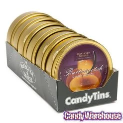 McKeever & Danlee Bon Bons Candy Tins - Butterscotch: 6-Piece Box -Candy Store mckeever and danlee bon bons candy tins butterscotch 6 piece box candy warehouse 3