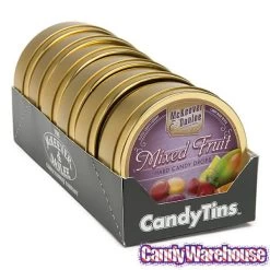 McKeever & Danlee Bon Bons Candy Tins - Mixed Fruit: 6-Piece Box -Candy Store mckeever and danlee bon bons candy tins mixed fruit 6 piece box candy warehouse 3