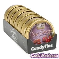 McKeever & Danlee Bon Bons Candy Tins - Sour Cherry: 6-Piece Box -Candy Store mckeever and danlee bon bons candy tins sour cherry 6 piece box candy warehouse 3